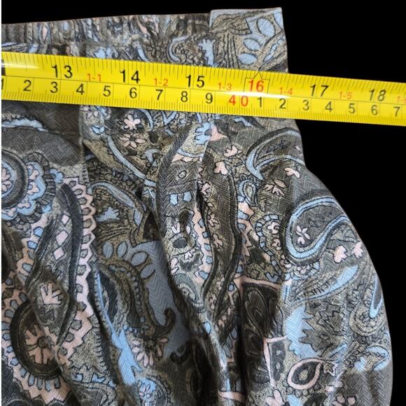 Sag Harbor Women’s Paisley Print‎ Skirt – Size XL Pockets - Picture 4 of 6